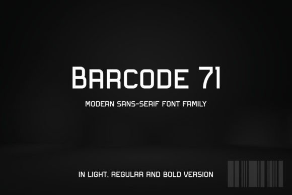 Barcode 71: A Modern Font for Creative Makers
