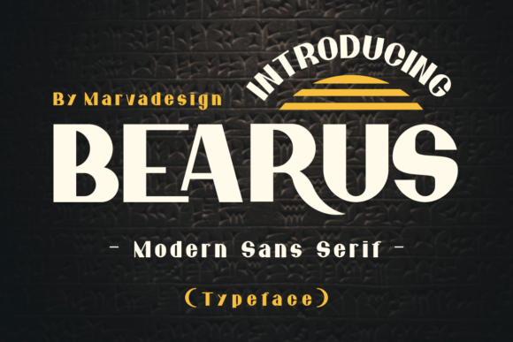 Bearus: Modern Sans Serif Font