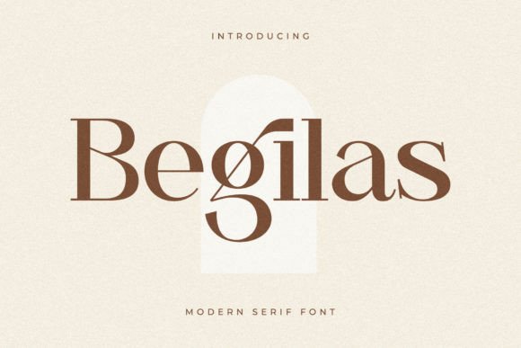 Begilas: A Stylish Serif Font