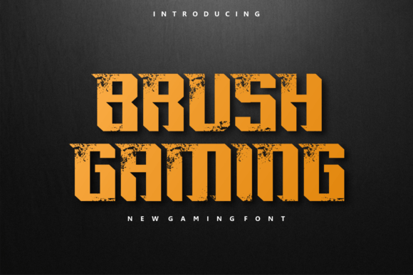 Brush Gaming: A Bold Font for Digital Campaigns