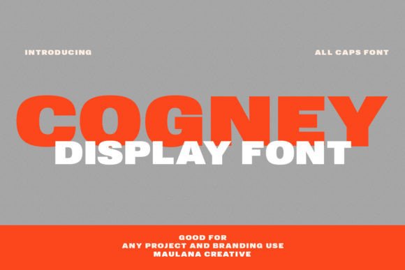 Cogney: A Bold Sans Serif for Creative Projects