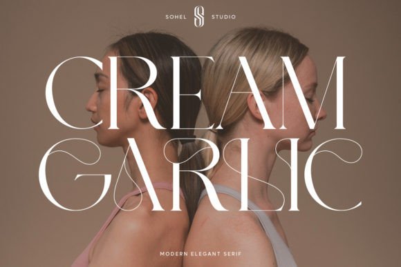 Cream Garlic: A Sophisticated Serif Font