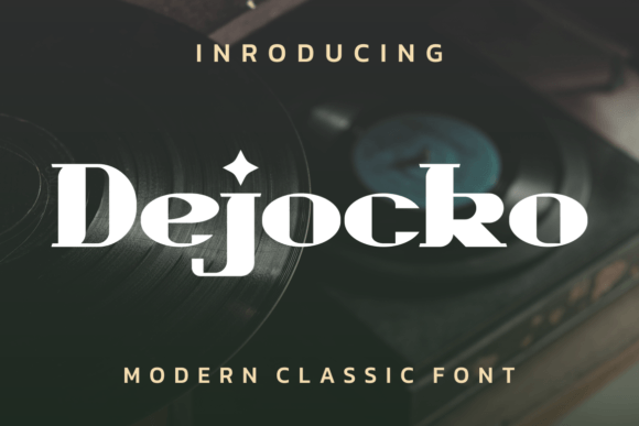 Dejocko: A Stylish Serif Font for Crafters