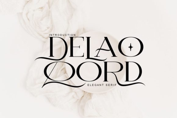 Delao Qord: A Luxe Serif Font for Handmade Labels & Invitations