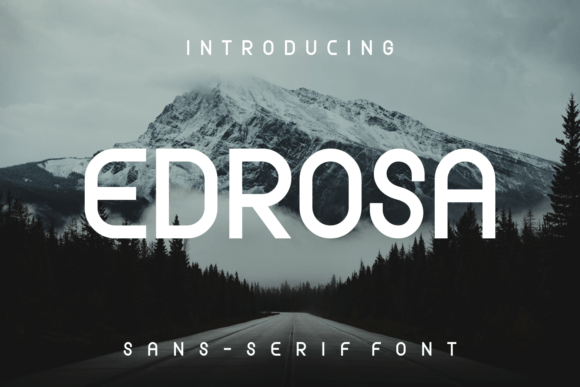 Edrosa: A Modern Font for Professional Branding