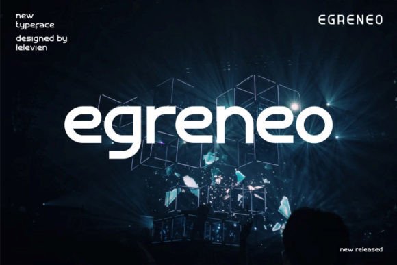 Egreneo: A Modern Sans Serif Font