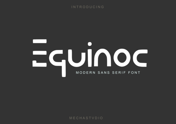 Equinoc: A Bold, Modern Sans Serif Font for Small Business Branding