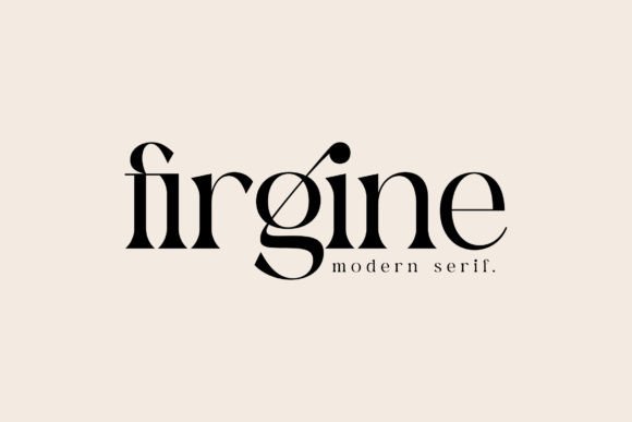 Firgine: A Serif Font for Elegant Web Design
