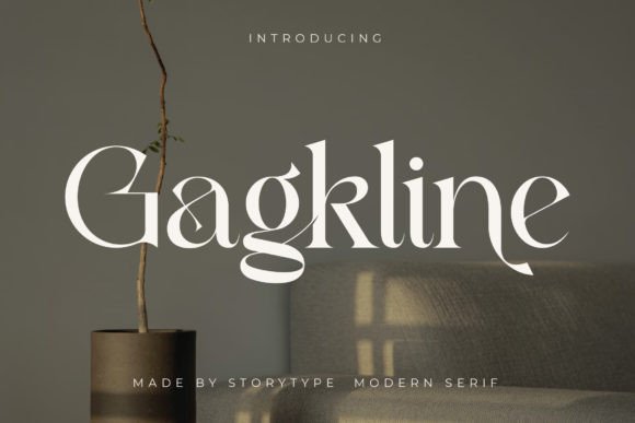 Gagkline: A Serif Font for Elegant Web Design