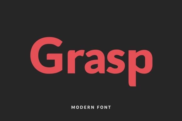 Grasp: A Modern Font for Web Design