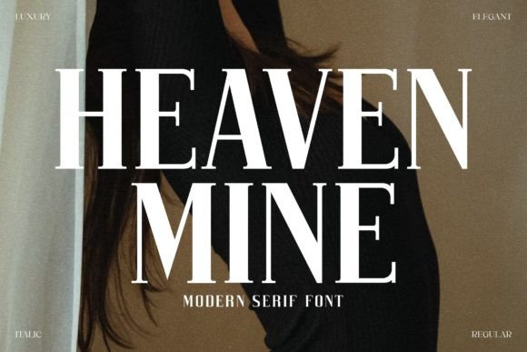 Heaven Mine: A Serif Font That Elevates Real Branding Work
