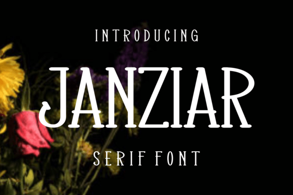 Janziar: A Modern Serif Font for Digital Marketing