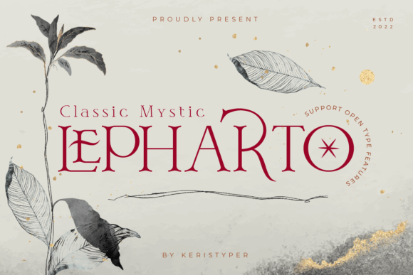 Lepharto: A Mystical Serif for Modern Design
