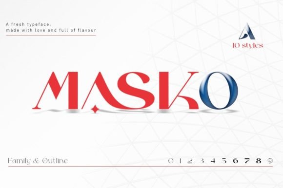Masko: A Clean Sans Serif Font That Makes Your Campaigns Instantly Clear