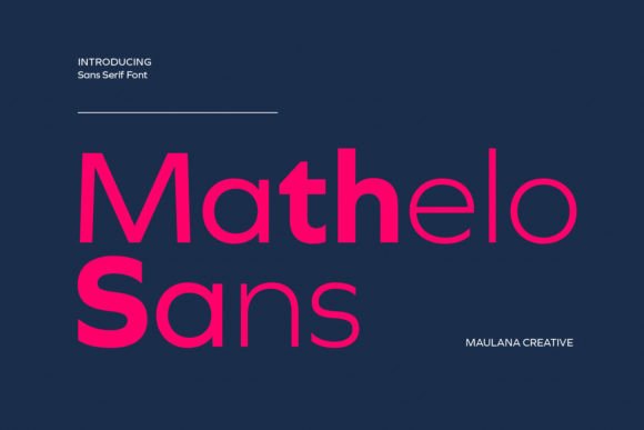 Mathelo: A Sans Serif Font That Holds Up in Real Campaigns