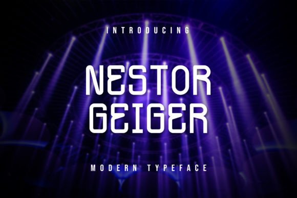Nestor Geiger: A Modern Font for Web Design