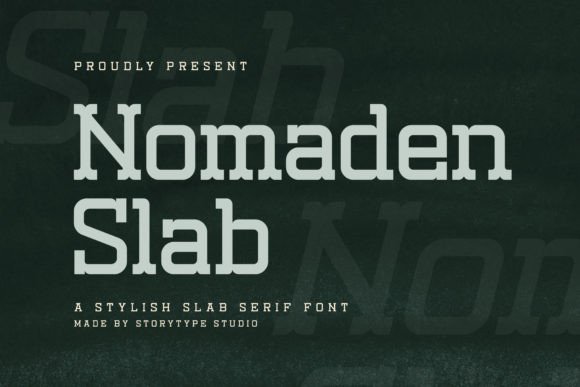 Nomaden Slab: A Serif Font That Breathes With Your Words