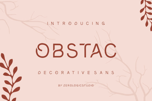 Obstac: A Bold Sans Serif for Creative Projects