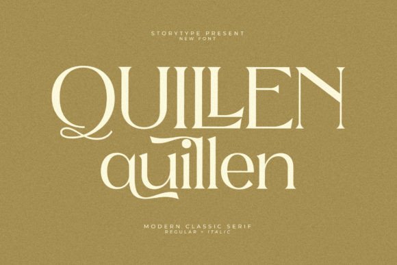 Quillen Font: Elegant Serif for Web Design