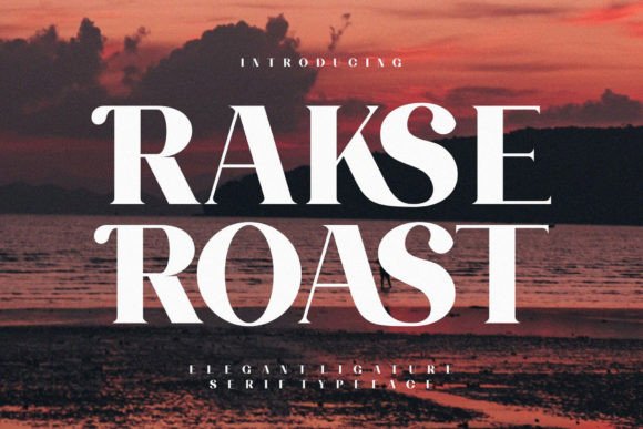 Rakse Roast: A Bold Serif for Real Projects
