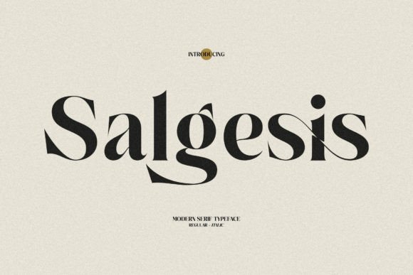 Salgesis: A Serif Font for Elegant Web Design