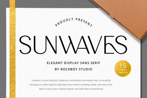 Sunwaves Font: Modern & Professional
