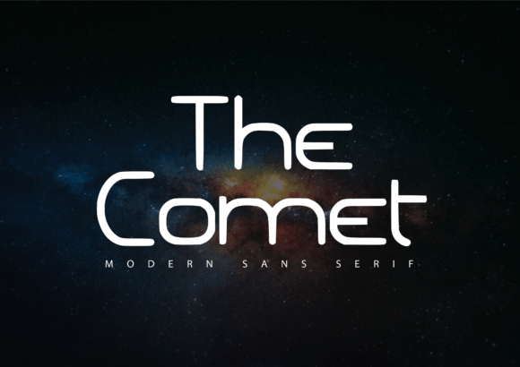 The Comet: A Bold, Modern Sans Serif