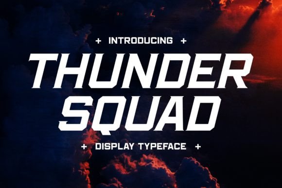 Thunder Squad: A Serif Font That Elevates Real Small Business Branding